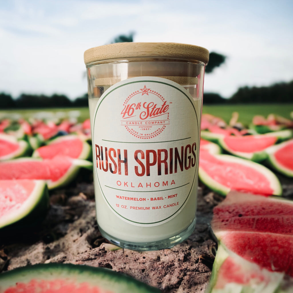Rush Springs, Oklahoma Soy Wax Candle